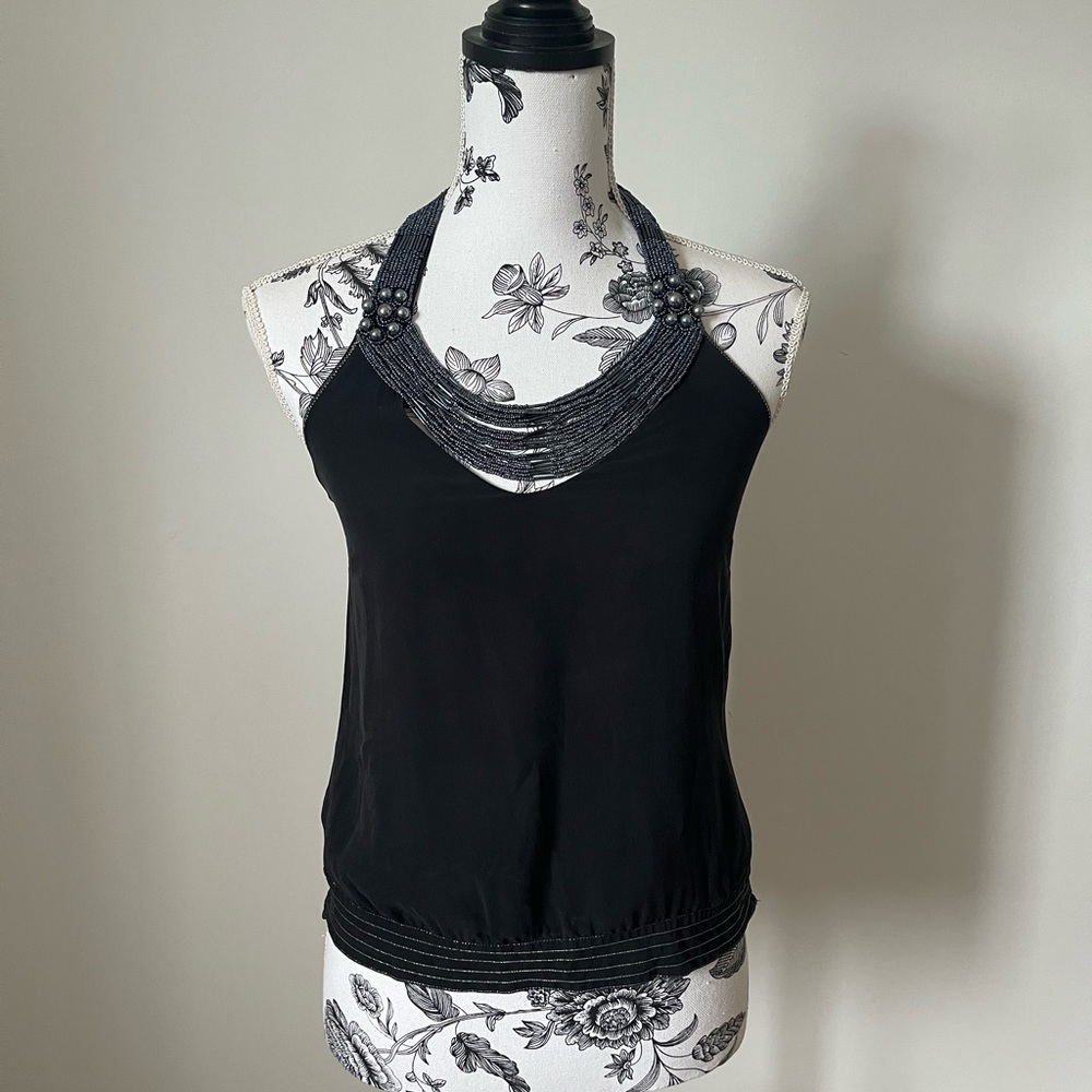 Ted Baker beaded halter top